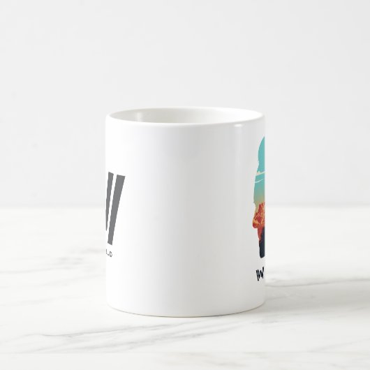 Mug Westworld | Dr Ford Silhouette Of Man en noir (Centre)