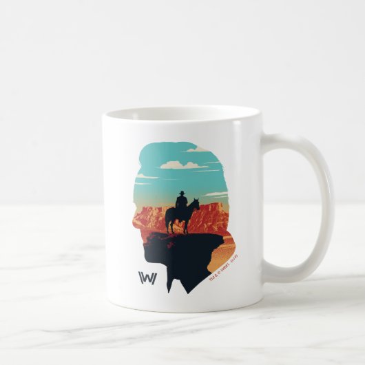 Mug Westworld | Dr Ford Silhouette Of Man en noir (Droite)