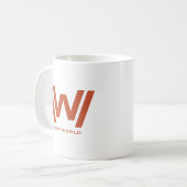 Mug Westworld | Homme en Silhouette du désert noir (Devant gauche)