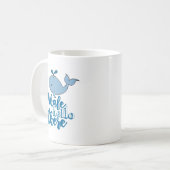 Mug Whale Hello There Whale Cartoon mignonne Baby Whal (Devant gauche)