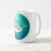 Mug Whale, Sperm Whale, Underwater (Devant droit)