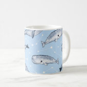 Mug Whale Wonders : Aquarelle Starry Sky (Devant droit)
