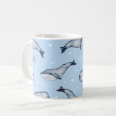 Mug Whale Wonders : Aquarelle Starry Sky (Devant gauche)