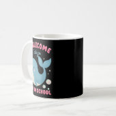 Mug Whalecome Drôle Retour À L'École College Ocean Tea (Devant gauche)