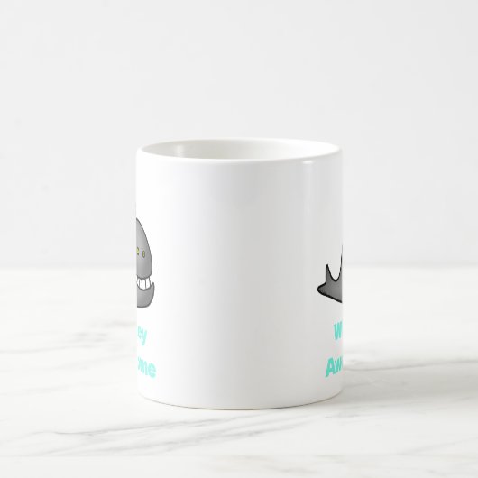 Mug Whaley Awesome Funny Whale Pun Design (Centre)