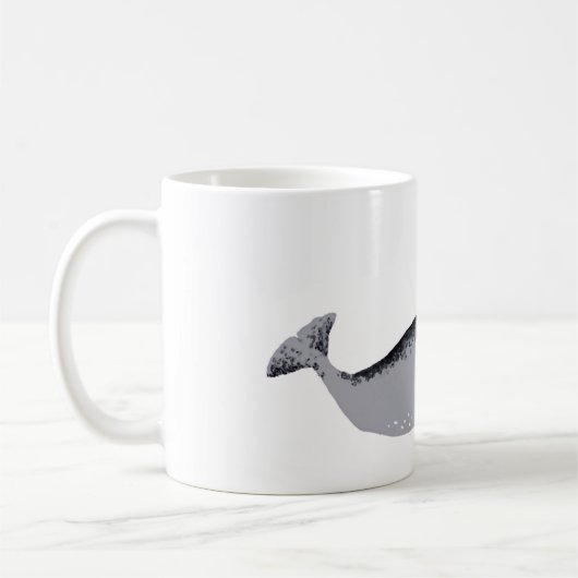 Mug Whaley Good Coffee Text Narwhal Whale (Gauche)