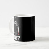 Mug What_ - Chat Drôle Avec Design Graphique Couteau (Devant gauche)