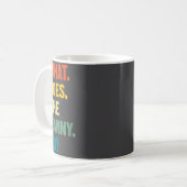 Mug What Does The Nanny Do Black Uni Adult  (Devant gauche)