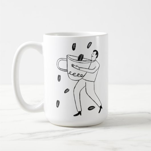 Mug What goes best with a cup of coffee? Another cup (Gauche)