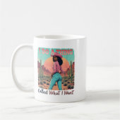 Mug What I Want I Do A Thing Called Retro Cowgirl West (Gauche)
