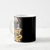 Mug What The Pug For Kids Boys Funny Dog Lover Pun (Devant gauche)