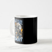 Mug What The Sigma Cool Funny Alpha Wolf Werewolf Boot (Devant gauche)