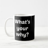 Mug What's Your Why Insring Motivational Entrepreneur  (Gauche)