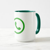 Mug Whatsapp de haute qualité (Devant droit)