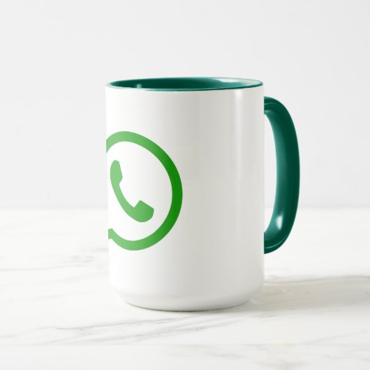 Mug Whatsapp de haute qualité (Devant droit)