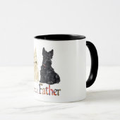 Mug Wheaten & Black Scottish Terriers Père (Devant droit)