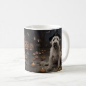 Mug Wheaten Terrier Citrouille Halloween effroi (Devant droit)