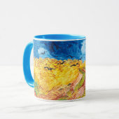 Mug Wheatfield with Crows (1890) Vincent Van Gogh Art (Devant gauche)