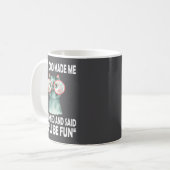 Mug When God Made Me He Said This Will Be Fun Funny Qu (Devant gauche)