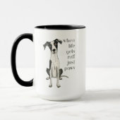 Mug when life gets ruff just paws (Gauche)