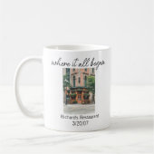 Mug Where It All began Valentine's Day Engagement gift (Gauche)