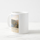 Mug Where the Mountains Welcome the Dawn – Pyrénées (Devant gauche)