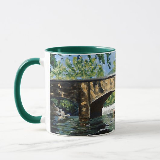 Mug Where the Trout Rise – A Streamside Scene (Gauche)