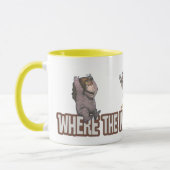 Mug Where the Wild Things Are Characters on Logo (Gauche)