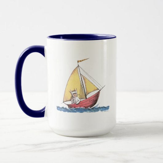 Mug Where the Wild Things Are | Max fait voile (Gauche)