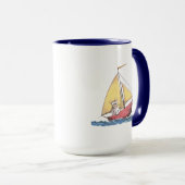 Mug Where the Wild Things Are | Max fait voile (Devant droit)