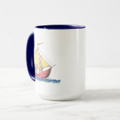 Mug Where the Wild Things Are | Max fait voile (Devant gauche)