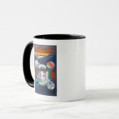 Mug Whidbey Island, Washington Affiche de voyage panor (Devant gauche)