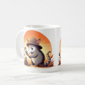 Mug Whimsical Aardvark pour Amoureux des animaux (Devant gauche)
