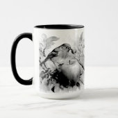 Mug Whimsical Bird & Apple Delight (Gauche)