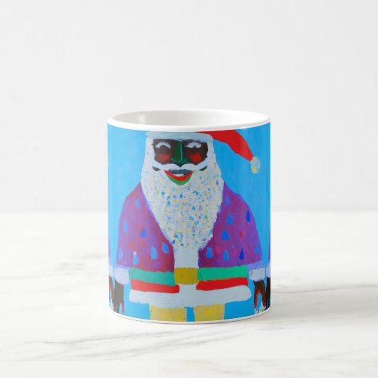 Mug Whimsical Black Père Noël (Centre)