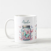 Mug Whimsical Butterflies in a Jar (Gauche)