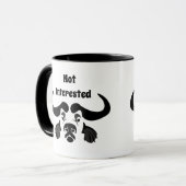 Mug Whimsical Cape Buffalo, dans oreiller à jet d'encr (Devant gauche)