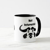 Mug Whimsical Cape Buffalo, dans oreiller à jet d'encr (Devant droit)