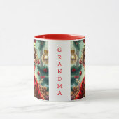 Mug Whimsical Cartoon Elf | Christmas Personalized (Centre)