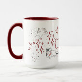 Mug Whimsical Cat Custom Name (Gauche)