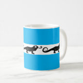 Mug Whimsical Chameleon Design Turquoise Coffee Cup (Devant droit)