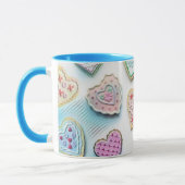 Mug Whimsical coeurs mignons dessin coloré (Gauche)
