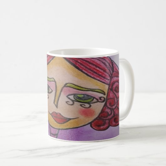 Mug (Whimsical coloré 03) (Devant droit)