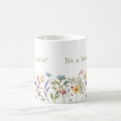 Mug Whimsical Colorful Wildflower Bloom Spring Easter (Centre)