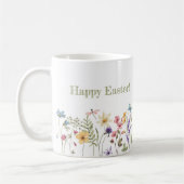 Mug Whimsical Colorful Wildflower Bloom Spring Easter (Gauche)