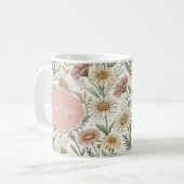 Mug Whimsical Daisy Garden Aesthetic Custom (Devant gauche)