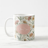 Mug Whimsical Daisy Garden Aesthetic Custom (Gauche)