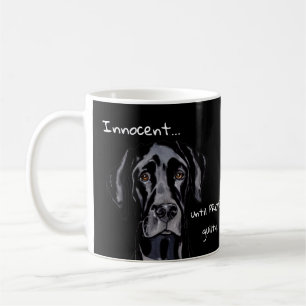 Mug Whimsical drôle Chien grand Danse Innocent Noir