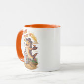 Mug Whimsical Fish in Cowboy Casquette Whirts a Blende (Devant gauche)