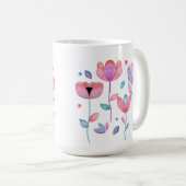 Mug Whimsical Flowers  (Devant droit)